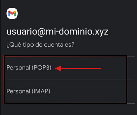 Pop3 android